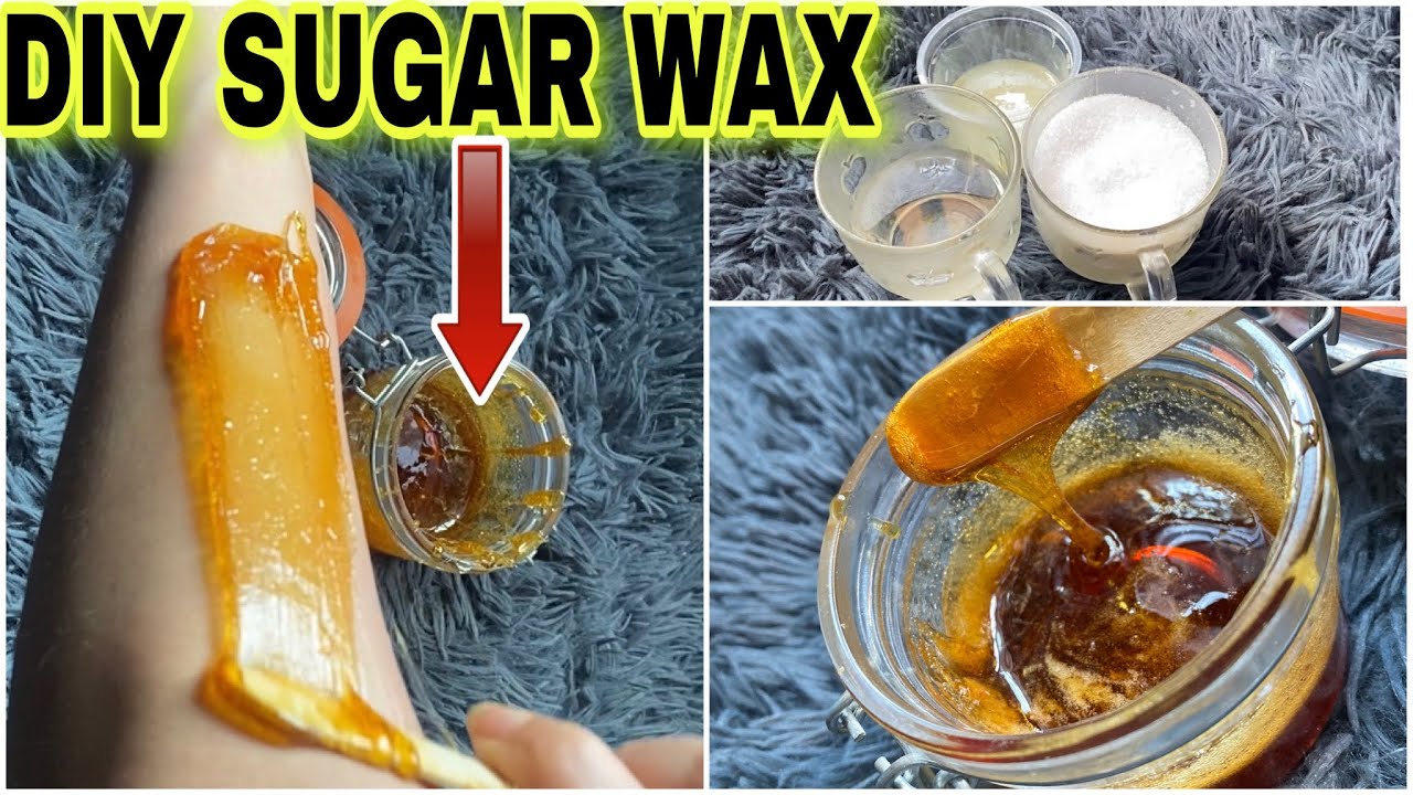 How to make sugar wax at home Step by step DIY sugar wax recipe and demo for beginners, Hair Removal