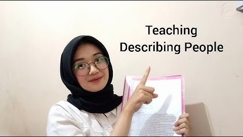 Teaching Describing People