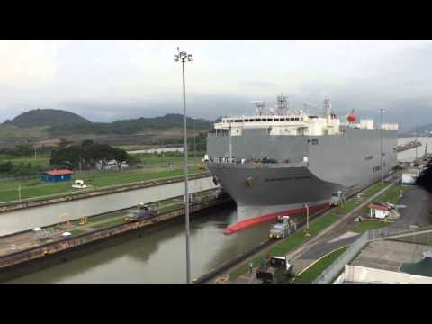 Miraflores Locks Panama Canal in Panama City Part 1