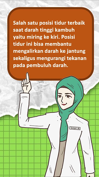 HARUS TAU! Inilah Posisi Tidur Terbaik Bagi Penderita Darah Tinggi # shorts