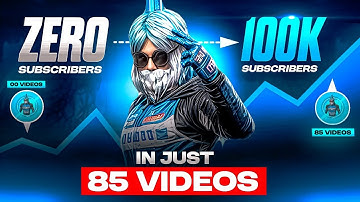 ZERO TO 100K SUBSCRIBERS IN JUST 85 VIDEOS 🤯🔥 | MY VIRAL JOURNEY EXPLAINED 🔥