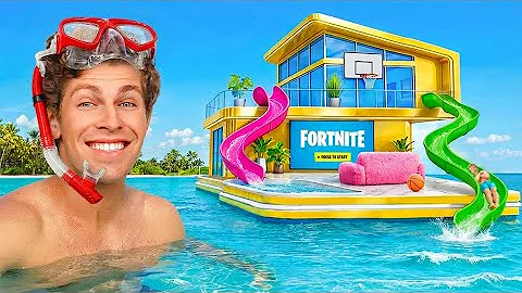 I Built a Floating House!