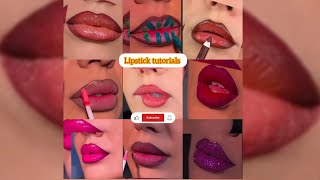 Easy lipstick tutorials/new lipstick shades/lipstick hacks/glossy lips/lipstick /new lipstick shades