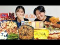 주말 24시 먹방 브이로그|신참 달고마 떡볶이 밥버거 토스트 소곱창 대창 막창 볶음밥 편의점 과자 두부크림케이크 전남친토스트 장보기 Mukbang VLOG