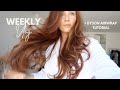 Weekly nyc vlog  bouncy blow dry dyson airwrap tutorial workouts events  organize with me