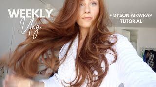 Weekly Nyc Vlog Bouncy Blow Dry Dyson Airwrap Tutorial Workouts Events Organize With Me