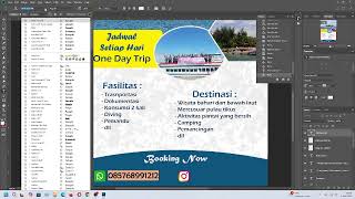 Tutorial Mendesain Poster Wisata