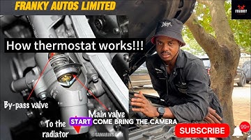 See How thermostat works in the cooling System of a car!
