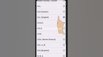 Pt .RSU admission फॉर्म में course BA English कैसे select kare #shorts #ptrsu #prsu #shortsfeed #cg