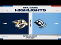 NHL Highlights | Predators vs. Mammoth - April 9, 2026