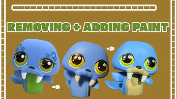 LPS Customizing Tutorial - HOW TO REMOVE + ADD PAINT