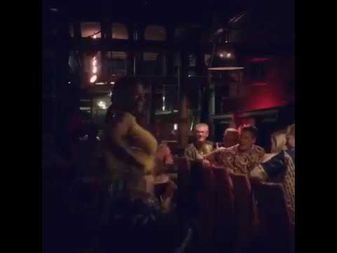 South African singing, dancing, Djembe drums