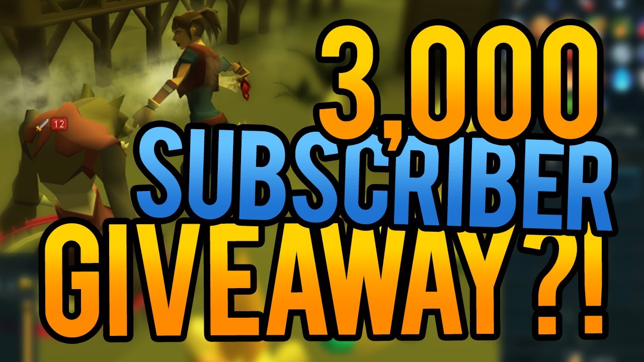 Drop Party VS Bonds?! - 3K Subscribers Runescape Giveaway!