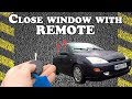 How to setup Global Window Open/Close function - 2001 Ford Focus