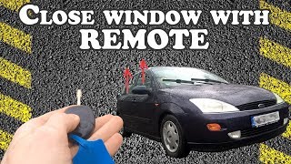 How to setup Global Window Open Close function 2001 Ford Focus
