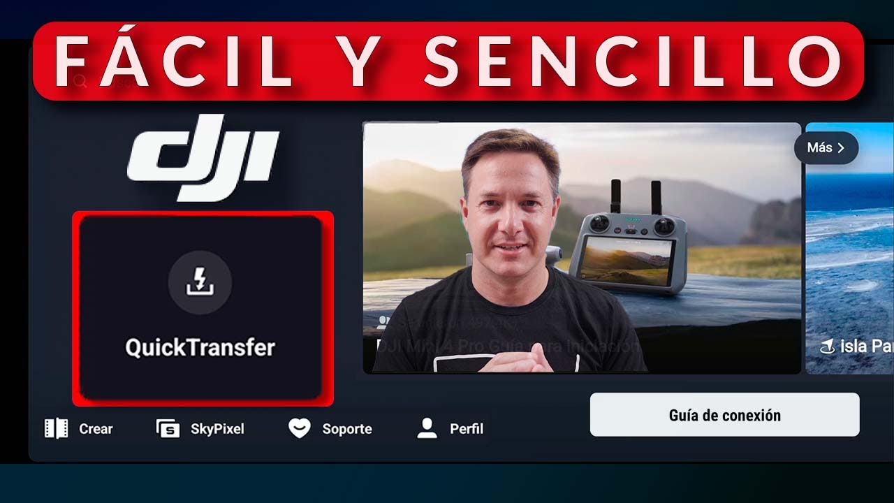 🔴DJI QUICKTRANSFER Tutorial FÁCIL y Sencillo con CUALQUIER DRON