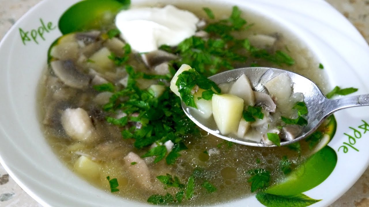 САМЫЙ ВКУСНЫЙ И ПРОСТОЙ ГРИБНОЙ СУП!