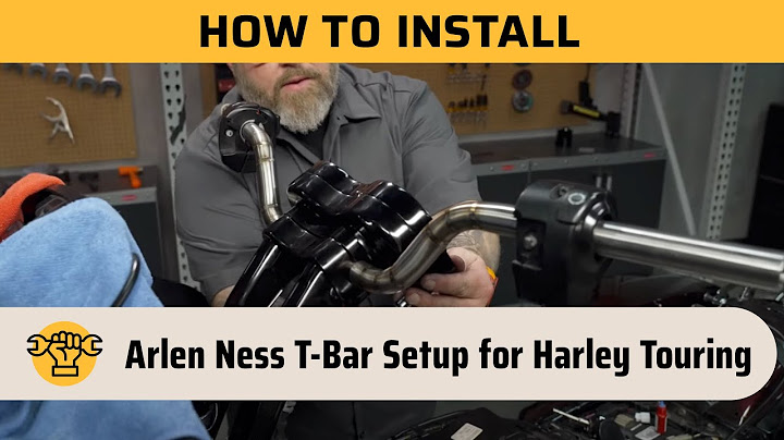 How to Install Arlen Ness T-Bar : Harley Davidson Road Glide