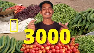 खरीदी 3000 की सब्जियां कितना प्रॉफिट मिलेगा आज 🤑 || Vegetables Selling Business