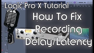 How To Fix Recording Delay (Logic)