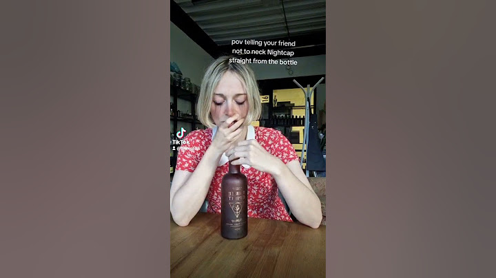 Don't neck this drink