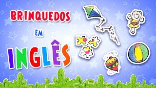 BRINQUEDOS em Inglês  Turminha do Caramelo 