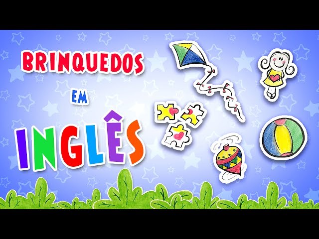 BRINQUEDOS em Inglês  Turminha do Caramelo 