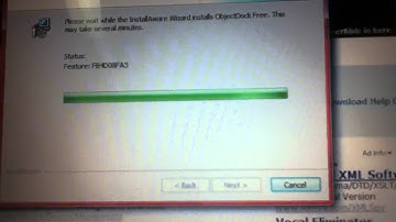 Object dock for windows