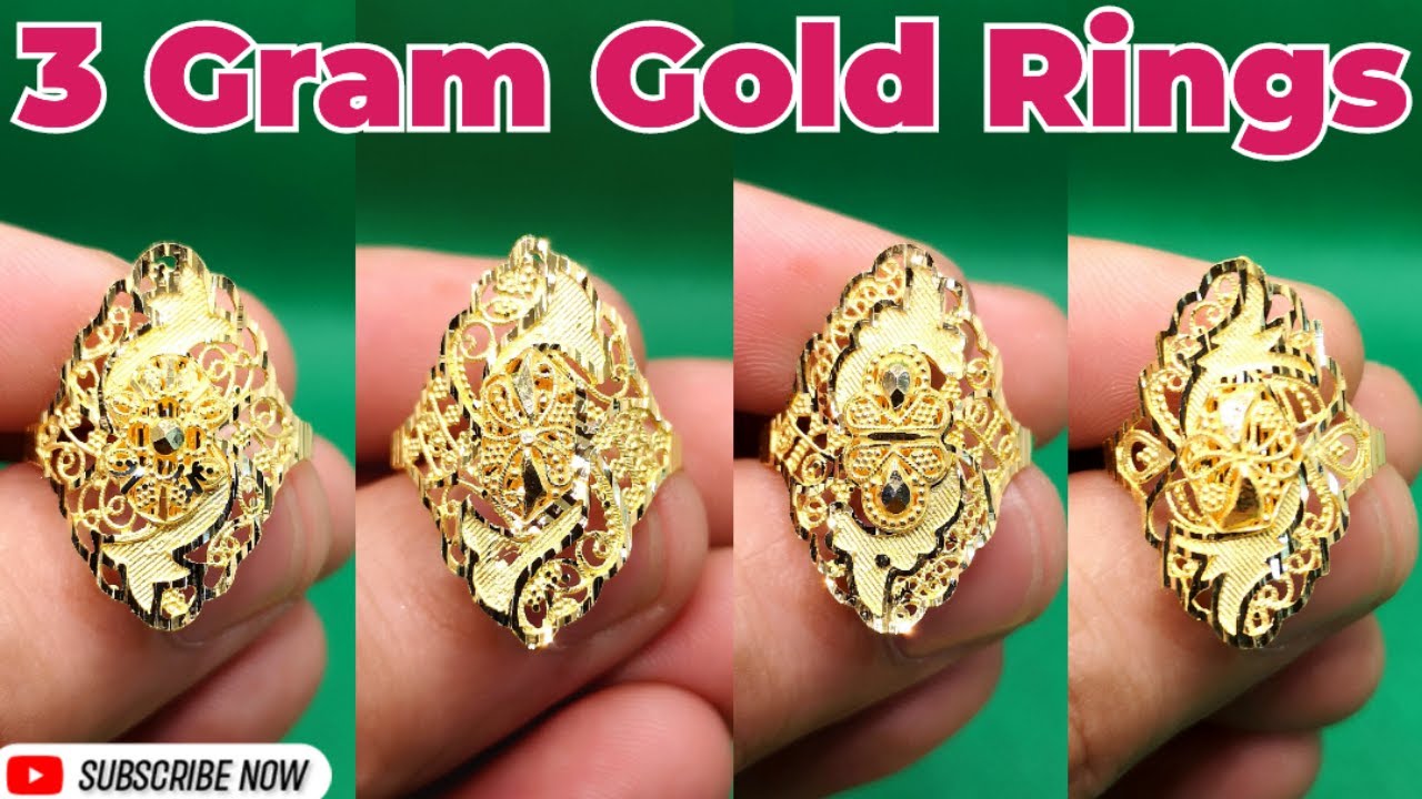 Gold Ring Designs For Women 3 Gram Gold Rings Designs Anguhti gold-ring-designs-for-women-3-gram-gold-rings-designs-anguhti