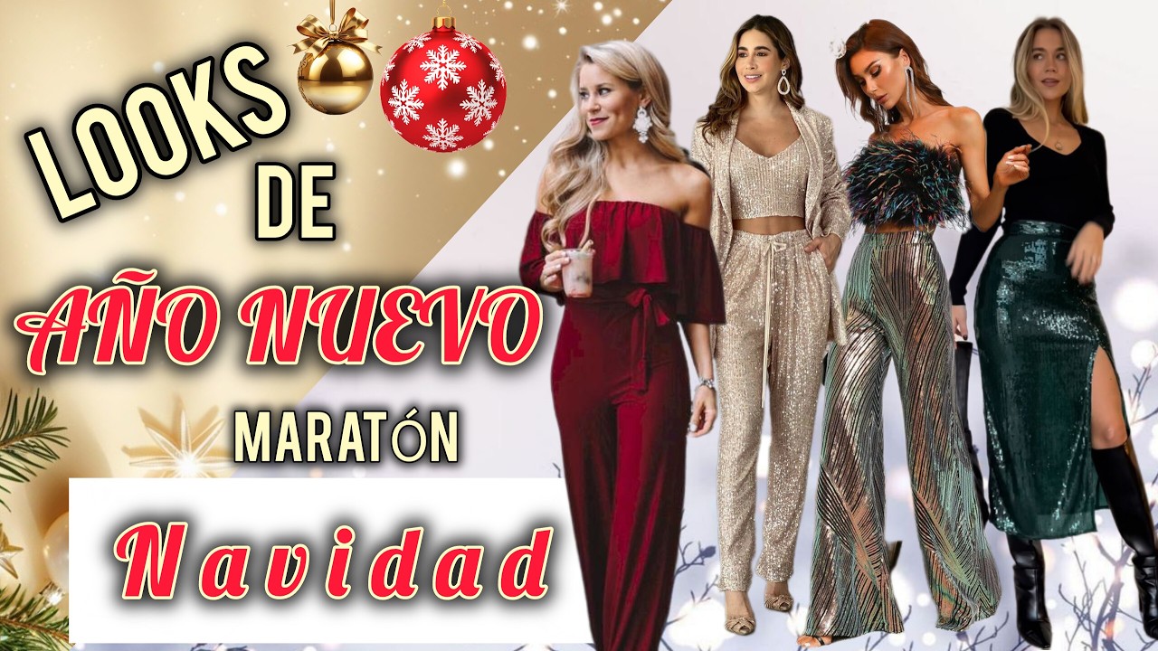 🚨✅MARATÓN🎄🎁OUTFITS DE AÑO NUEVO Y NAVIDAD⚠️ INSPÍRATE CON LOS MÁS NOVEDOSOS LOOKS FESTIVOS😍FASHION29