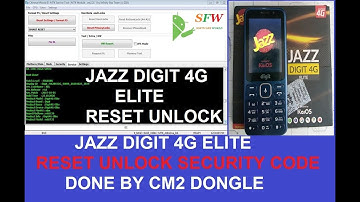 Jazz Digit 4G Elite Reset Unlock Security Code Done By CM2