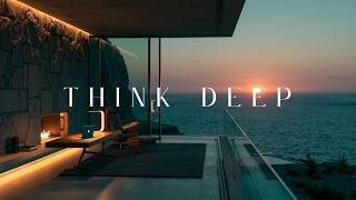 Deep Work Ocean Sunset | Focus Music & Ambient Beats for Concentration & Study