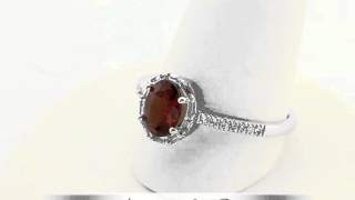 14K White Solid Gold Womens Diamond Baguette Cut Floating Halo Garnet Ring 0.20 Ctw