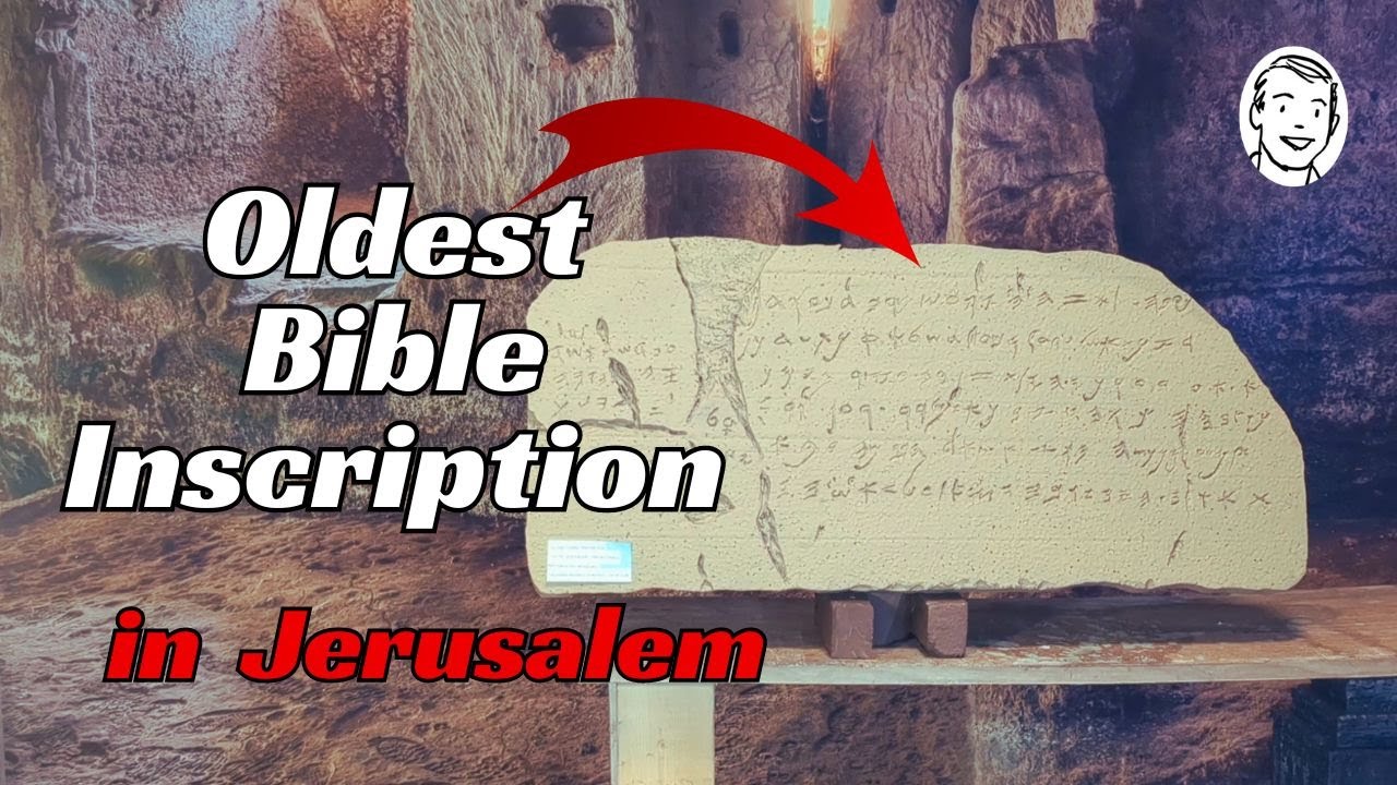 Siloam Inscription 👑 Hezekiah Tunnel in Jerusalem - YouTube