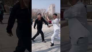 was completely controlled by these two dancing in the street #shortsdance #dance #viraldance #01305