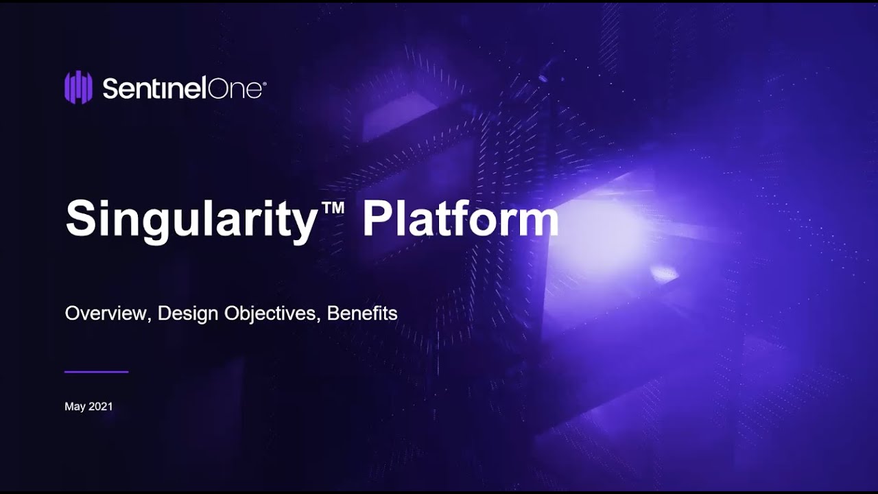 SENTINEL ONE Presentación Comercial - Plataforma Singularity - YouTube