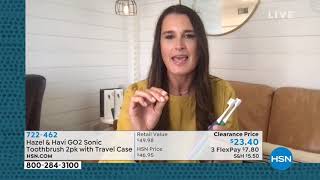 Hazel   Havi GO2 Sonic Toothbrush 2pack with Travel Case