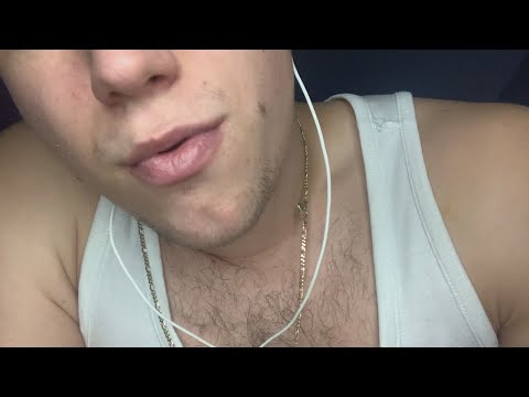 No Talking Close-Up Wet Mouth Sounds // ASMR Male