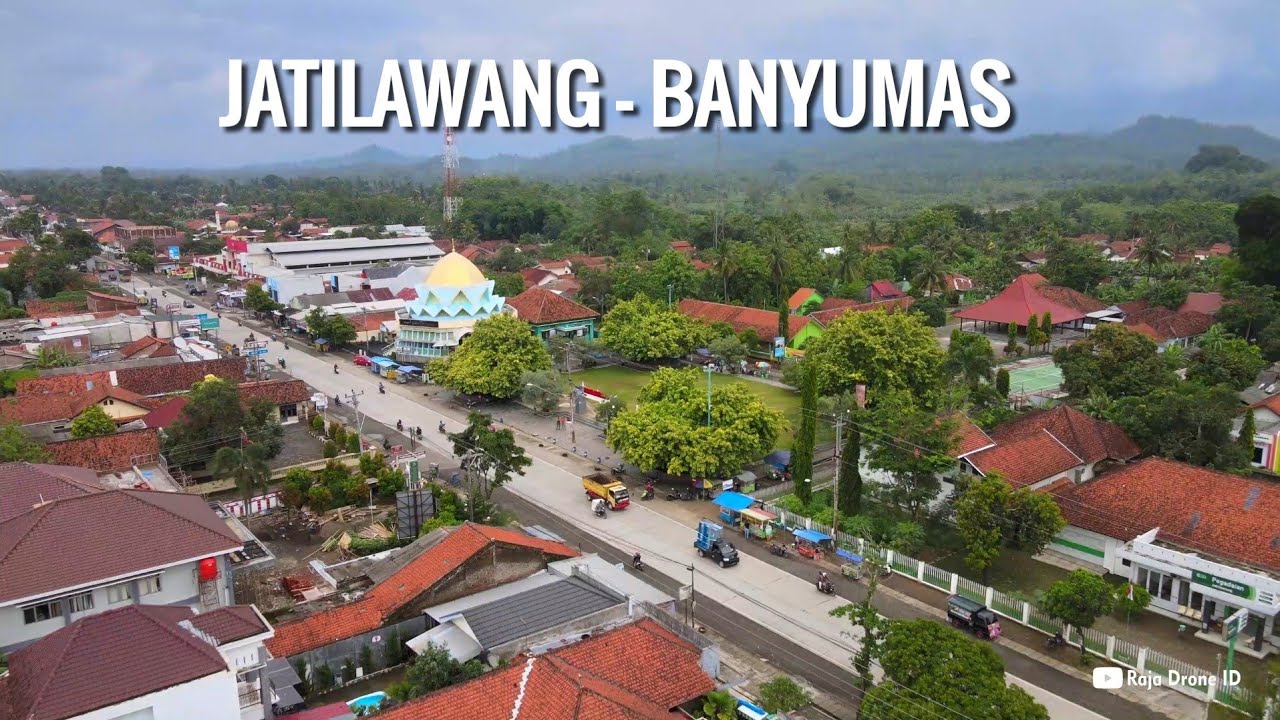 Drone View Jatilawang Kabupaten Banyumas Jawa Tengah 2020