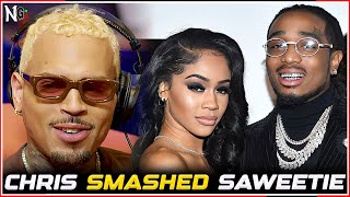 Chris Brown Reveals He SMASHED Saweetie While she was Still with Quavo in New DISS Song Weakest Link