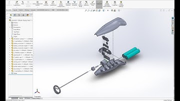 Part 12 Exploded View with Explode Line Sketch of Milk Frother