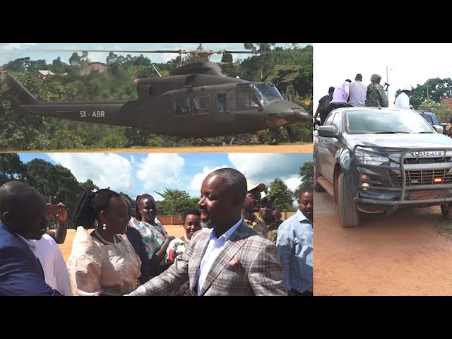 UGANDA'S DEPUTY SPEAKER THOMAS TAYEBWA  MOVES IN PLANE AND PROTECTED LIKE THE PRESIDENT class=