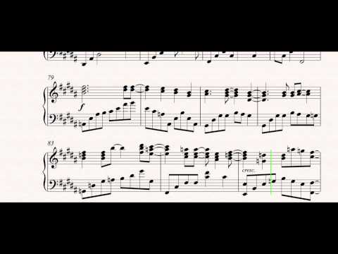 Kamisama no Memo-Chou Opening-Choucho-Kawaru Mirai Score