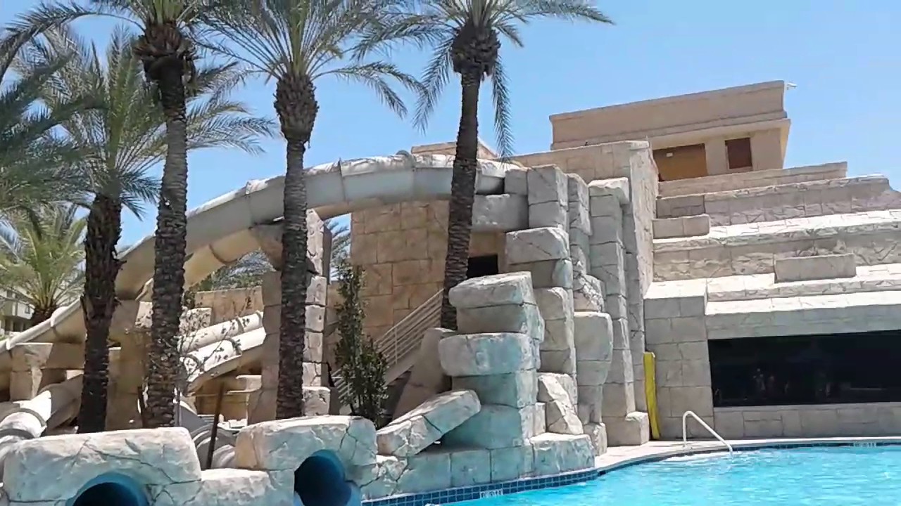 Cancun Resort Las Vegas water slides YouTube