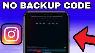 How to Login Instagram without a Backup Code 2024