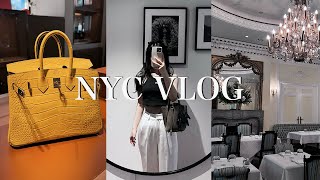 Living in New York | Traveling to Italy and Paris from New York 🤍 | alo | Hermes Croco Birkin 25 