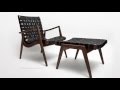 Spotlight on Smilow® Furniture Woven Leather Lounge Chair Spotlight on Smilow® Furniture Woven Leather Lounge Chair