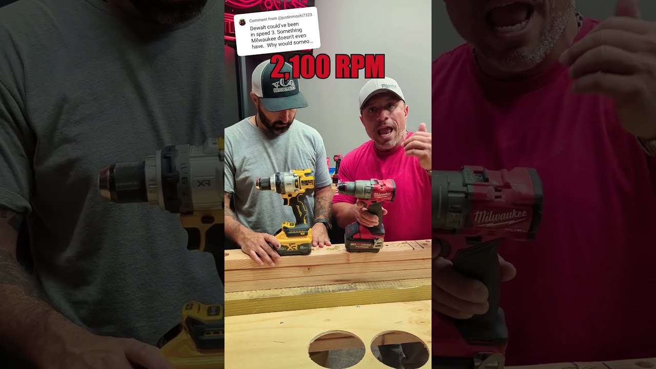 The BIG DIFFERENCE Between Milwaukee And DeWALT Hammer Drills 