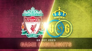 【リヴァプール vs サン＝ジロワーズ】UEFAヨーロッパリーグ 2023-24 グループE Matchday2／1分ハイライト【WOWOW】