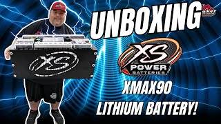 XS Power XMAX90 High Output Lithium Battery UNBOXING by Big Jeff Audio